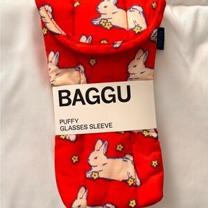 Baggu Bunnies Puffy Glasses Sleeve NWT